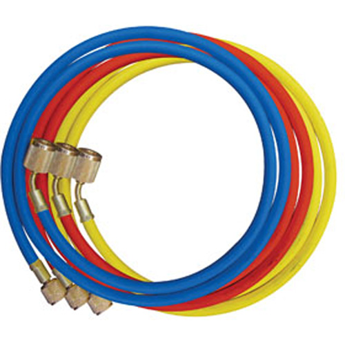 Mastercool 45360 60 In Charging Hoses W/Auto Shut-Off Valve, 1/4 In