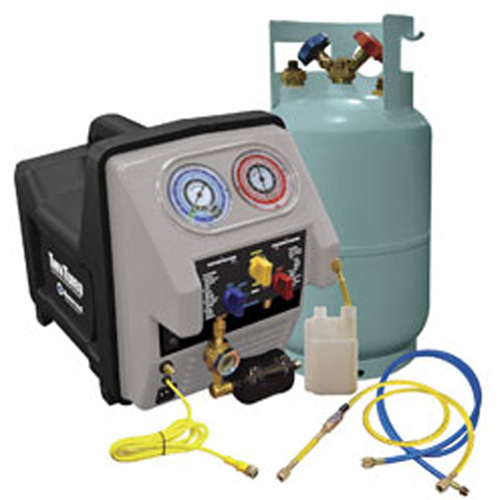 Mastercool 69360 Twin Turbo Refrigerant Recovery System W/Oil Separation Modu