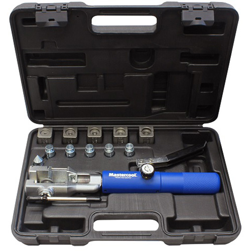 Mastercool 72480 Hydraulic Flaring And Double Flaring Tool Kit, 37 Degreeree