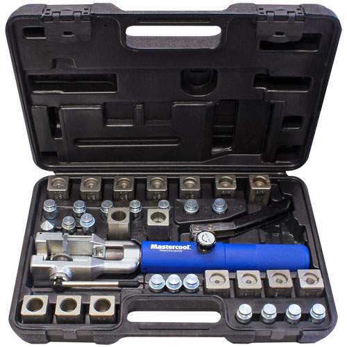 Mastercool 72485 Universal Hydraulic Flaring Tool Set with Jiffy Tite Fittings