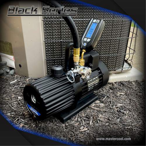 Mastercool 90063-2V-220-BL Black Series 3 CFM Vacuum Pump (2-Stage)