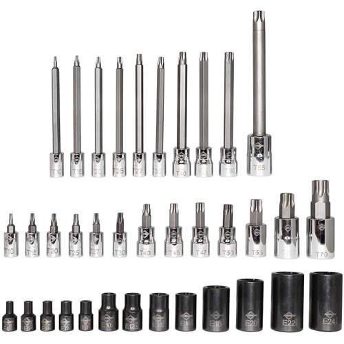 Mayhew Tools 16063F 36 Pc. TORX&reg; Master Socket Bit Set