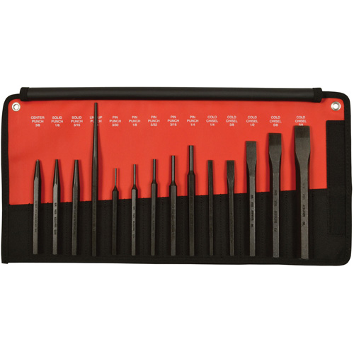 Mayhew Tools 61044 Punch &amp; Chisel Kit, 14 Piece