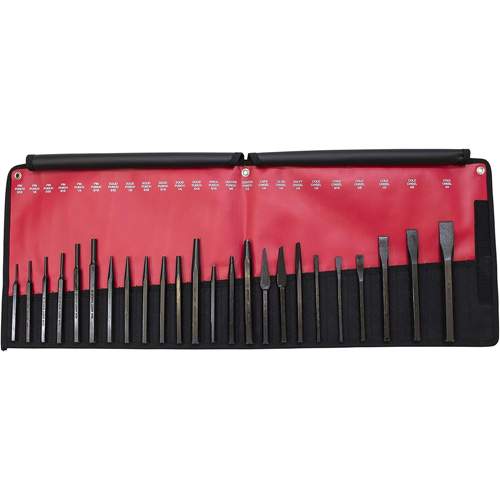 Mayhew Tools 61050 24 Pc Punch And Chisel Set