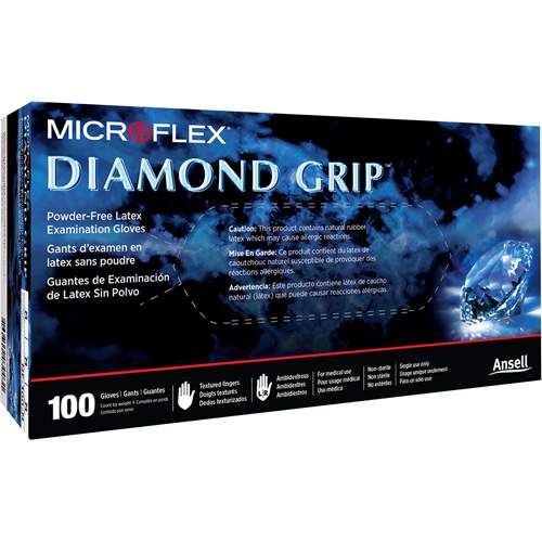 Microflex MF-300-L Micro Flex Diamond Grip Gloves - Large