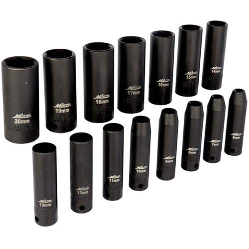 Milton 1300-SS-02 3/8" Drive Deep Impact Socket Set
