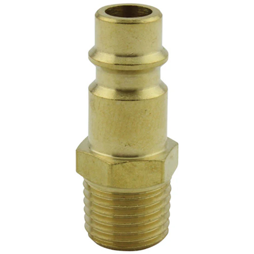 Milton 760 HighFlowPro&reg; Plug, 1/4" NPT, V-Style, 74 SCFM, Brass, 300 PSI