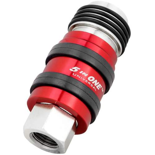 Milton S-1750 5 In ONE&reg; Universal Coupler with Safety Exhaust Quick-Connect