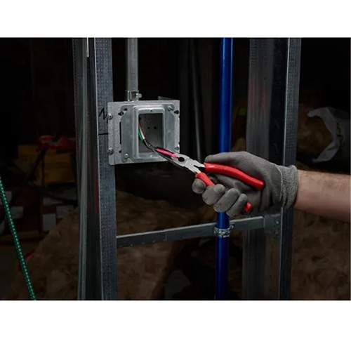 Milwaukee 48-22-6101 8" Comfort Grip Long Nose Pliers