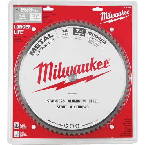 Milwaukee 48-40-4505 Endurance&reg; Circular Saw Blade, 14"