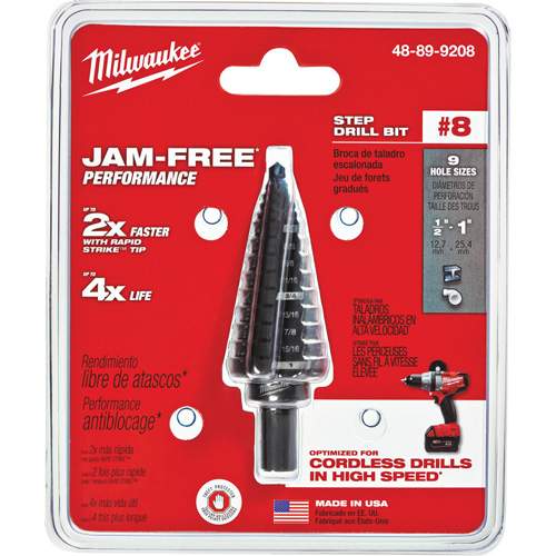 Milwaukee ML48-89-9208 #8 Step Drill Bit