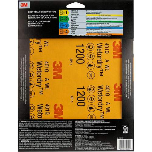 3M 32022 3M Wetordry Sandpaper 32022, 1200 Grit, 9 in x 11 in