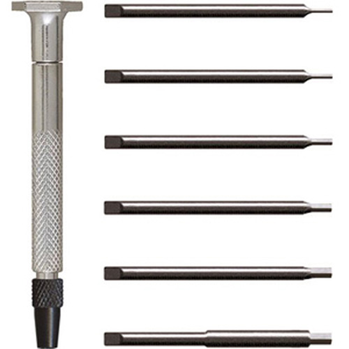 Moody Tools 55-0158 Interchangeable Metric Hex Driver Set W/Steel Handle