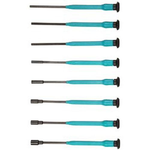 Moody Tools 570615 8 HEX DRIVERS W/FIXED ESDSAFE HANDLES IN CANVAS