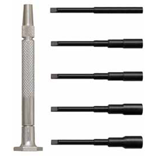 Moody Tools 58-0142 Interchangeable Nut Driver Set W/Steel Handle In Pouch