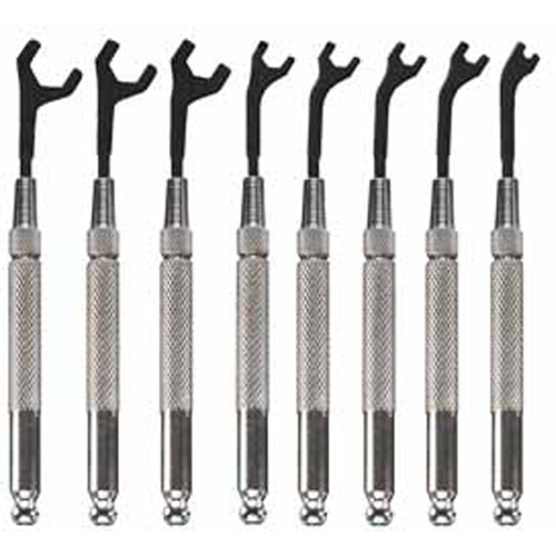 Moody Tools 58-0151 Set Of 8 Mini Open End Wrenches - Vinyl Pouch
