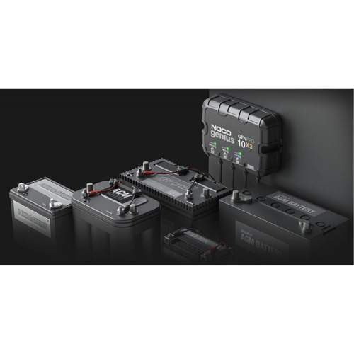 NOCO GENPRO10X3 3-Bank, 30-Amp On-Board Battery Charger, Battery Maintainer, and Battery Desulfator