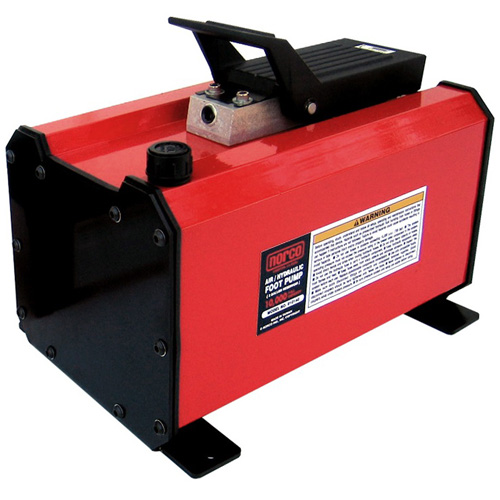 NorcoLifting 910140 Air/Hydraulic Foot Pump And 2 Gallon Aluminum Reservoir
