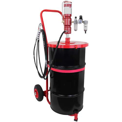 National Spencer ZE1213PKC 70:1 Premium Grease Pump for 120 lbs. Kegs Package with Cart