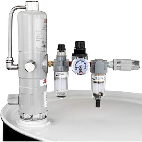 National Spencer ZE1700K Pneumatic Stub Style Standard Flow Rate Piston Pump with FRL