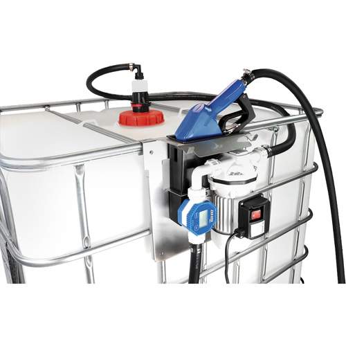 National Spencer ZE9115-IBC1 DEF Electric Pump Kit with Stainless Steel Auto Shut-Off Nozzle &amp; Meter