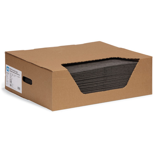 NEW PIG 25100 PIG&reg; Lightweight Absorbent Mat Pad in Dispenser Box, 15" W x 20" L