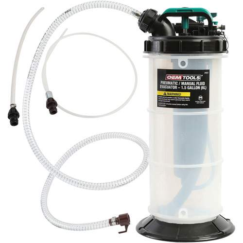 GREAT NECK 24937 1.5 Gallon Pneumatic/Manual Fluid Extractor