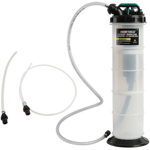 GREAT NECK 24938 2.5 Gallon Pneumatic/Manual Fluid Extractor