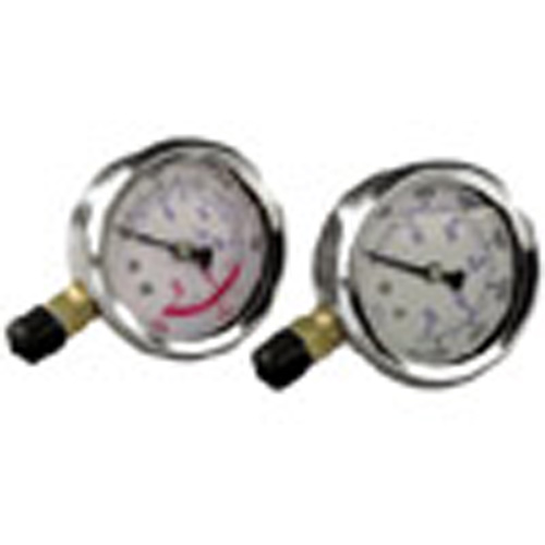 BVA GW2514 Hydraulic Gauge Liquid Filled With 2.5 Inch Face