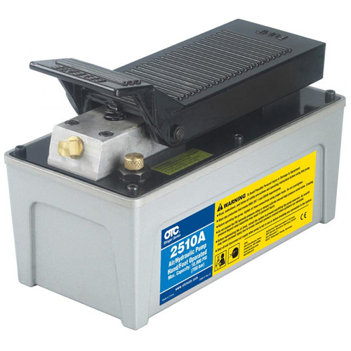 OTC 2510A Stinger Air/Hydraulic Treadle Pump, 10000 PSI, 98 cu. in. Reservoir