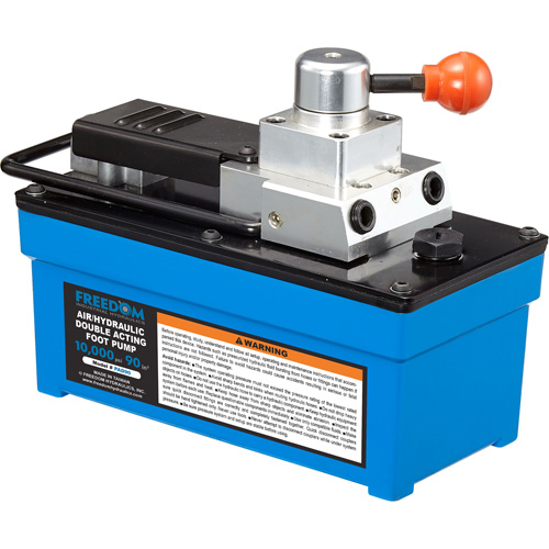 FREEDOM HYDRAULICS PAD90 90 In3 10,000 PSI Air Actuated Double Acting Hyd Treadle Pump