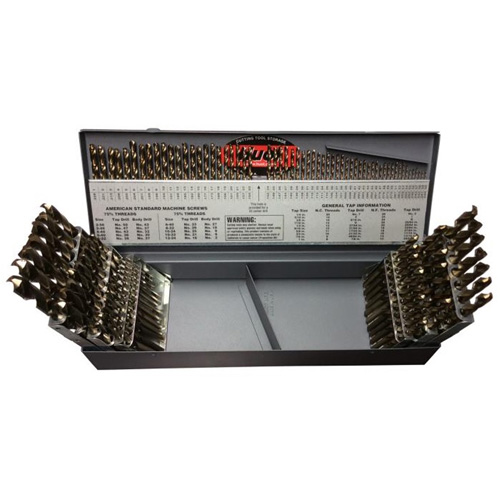 QualTech DWD115J-CO-SET HD Split Point Drill Bit Set