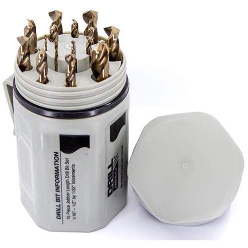 QualTech DWD15J-CO-PC Drill Set in Bit Cooler Case