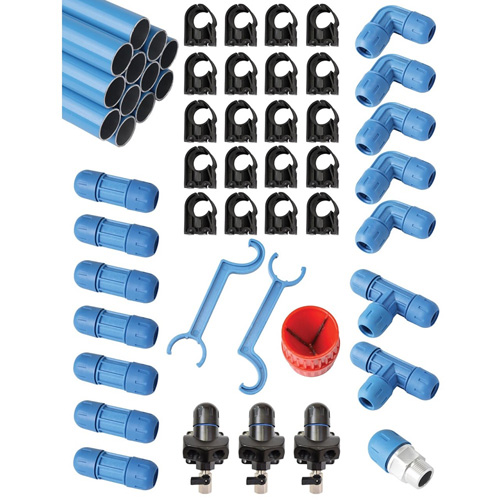 RapidAIr F28070 3/4 Inch Fastpipe Master Kit, 30 Ft, 3 Outlet
