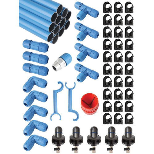 RapidAIr F28235 1 Inch Fastpipe Master Kit, 230 Ft, 3 Outlet