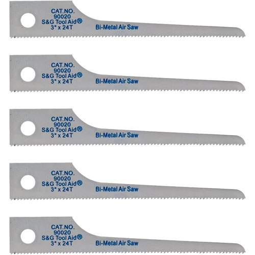 S & G Tool Aid 90020 Tool Aid&reg; Reciprocating Air Saw Blades