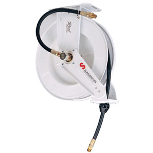 Samson 1417 Double Pedestal Arm Hose Reel