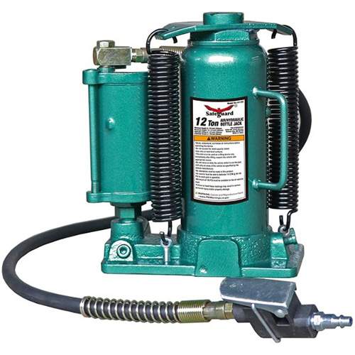THA HYDRAULICS 61122 12 Ton Casted Air/Hydraulic Bottle Jack