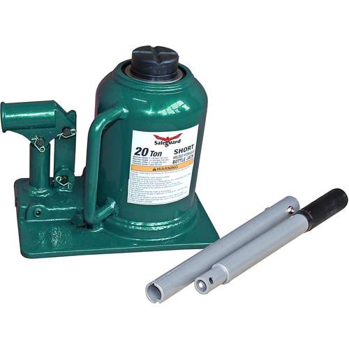 THA HYDRAULICS 61204 20 Ton Welded Inline Bottle Jack, Shorty