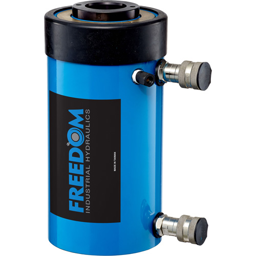FREEDOM HYDRAULICS SHD606 60-Ton Double-Acting Hollow Hole Cylinder, 6.50" Stroke