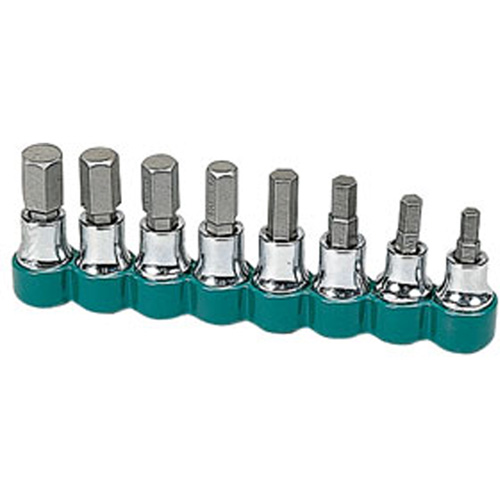 SK Tools 19708 8 Pc 3/8 Inch Drive Metric Hex Bit Socket Set