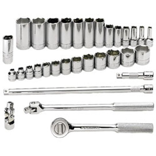 3/8" DRIVE 12 PC STANDARD SOCKET SET MADE IN USA SK HAND TOOLS 12 POINT 