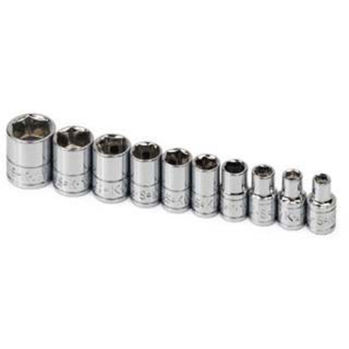 SK Tools 4910 Socket Set, 1/4 Drive, SAE