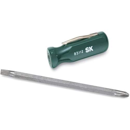 SK Tools 85112 2-In-1 Suregrip Pocket Screwdriver