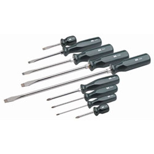 SK Hand Tool 86006 9 Piece Combinationination Screwdriver Set ToolDiscounter