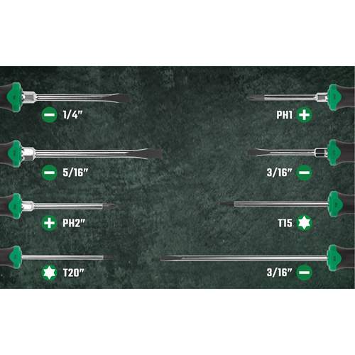 SK Tools SK02017 7-in-1 Reversible Ratcheting Screwdriver