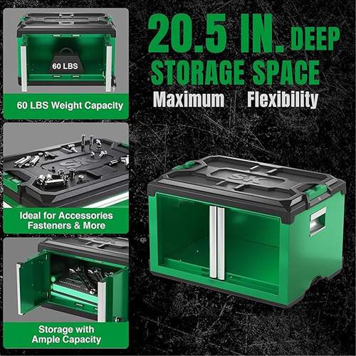 SK Tools SK03103 Modular Stackable Steel Storage Tool Box with 2 Doors