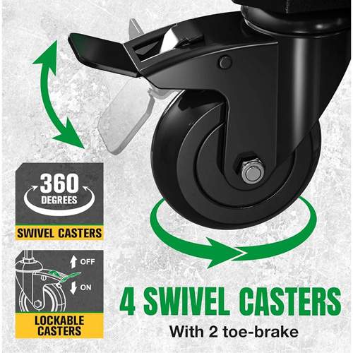 SK Tools SK03200 Multi-Purpose Utility Cart for use with Modular Stacking Storage Units