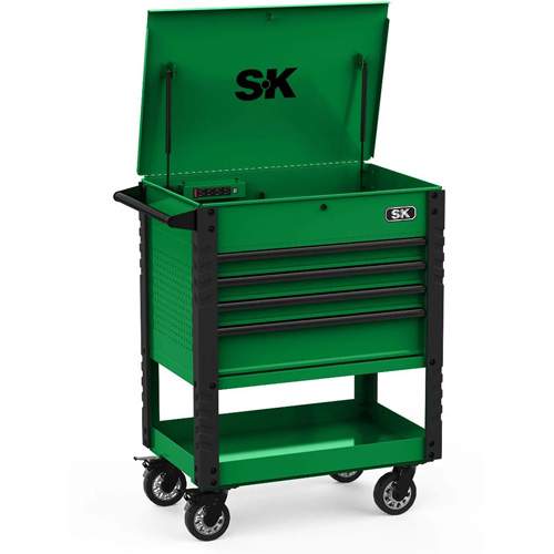 SK Tools SK03202 35 in. 4-Drawer Tool Cart
