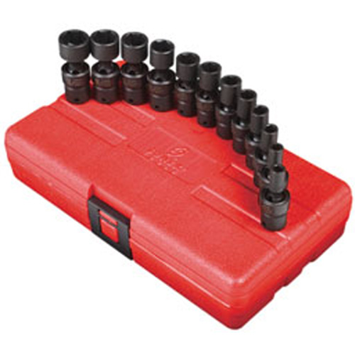 Sunex 1814 1/4 Inch Dr 6 Pt 12 Pc Standard Universal Metric Set